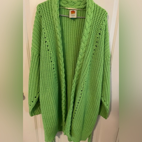 Farm Rio Shaker Stitch oversized cardigan - Picture 5 of 10